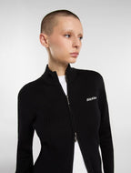 Maglione Con Zip Wellsville - Black