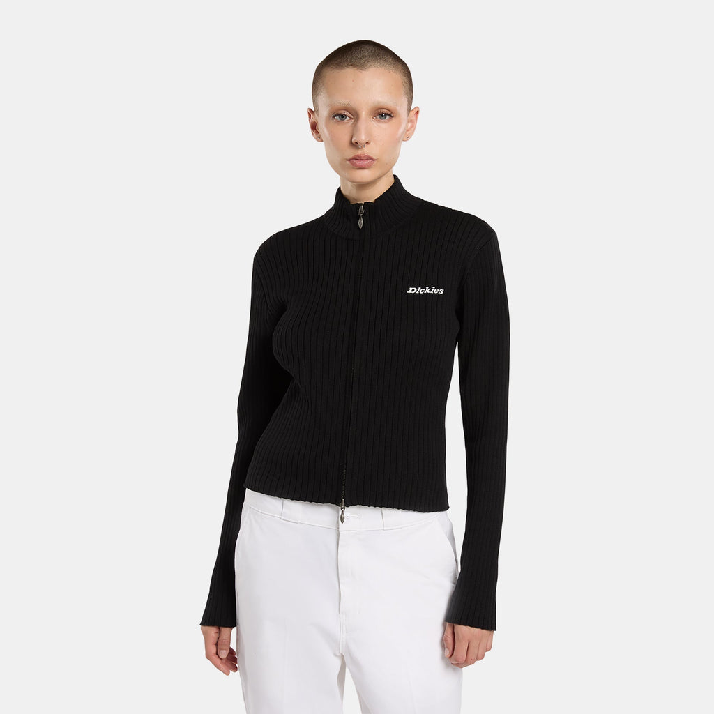Maglione Con Zip Wellsville - Black