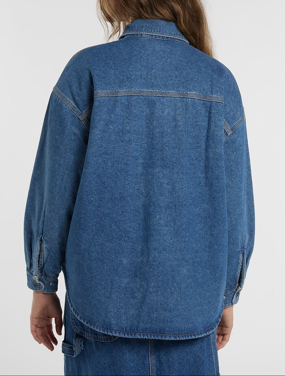 Sovracamicia in denim Mina - Blu classico - Donna