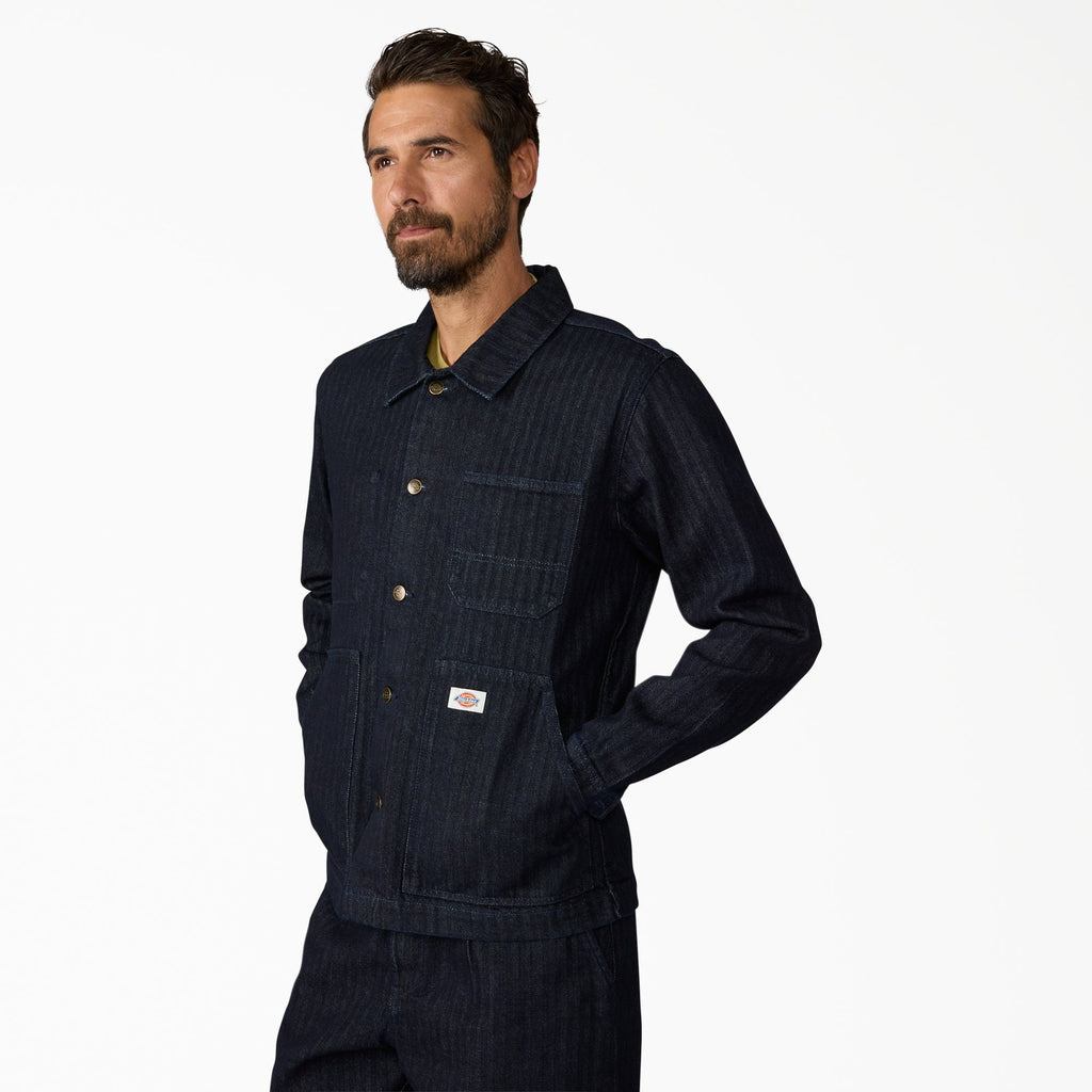Chaqueta vaquera Selvedge Herringbone Barn - Rinsed