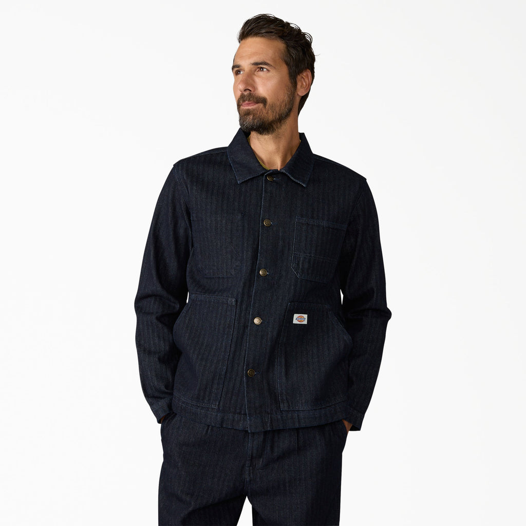 Chaqueta vaquera Selvedge Herringbone Barn - Rinsed