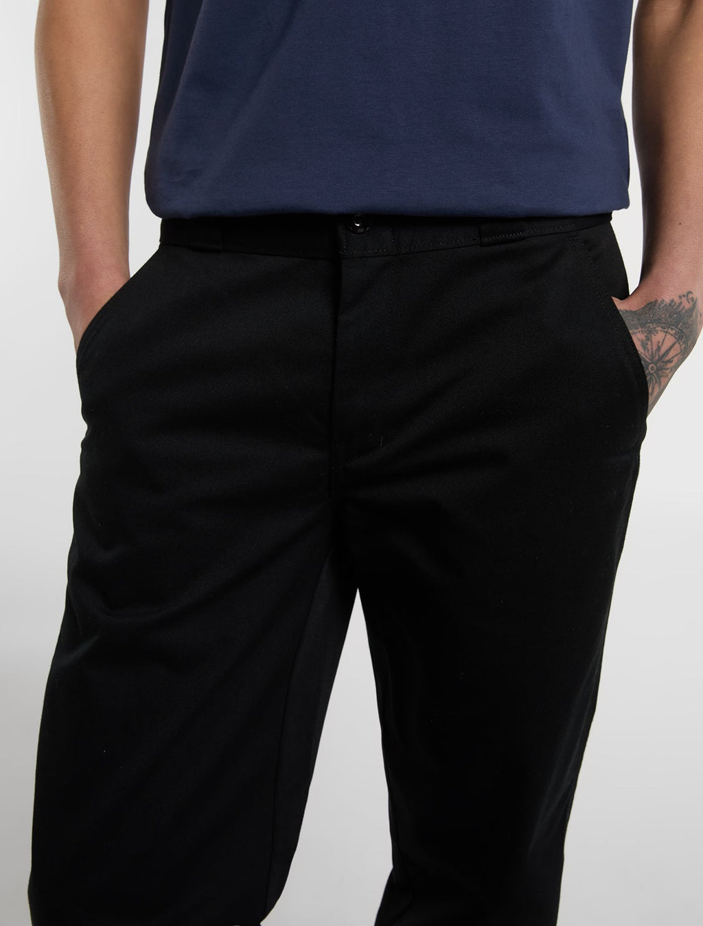 Pantalón de trabajo de polialgodón - Negro - Hombre