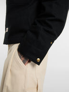 Chaqueta de trabajo Taylor de sarga cavalry - Negro - Hombre