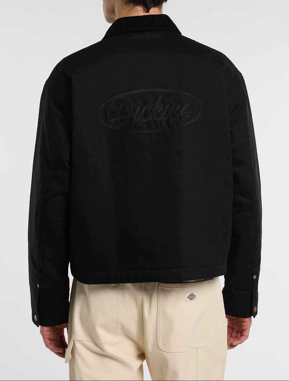 Chaqueta de trabajo Taylor de sarga cavalry - Negro - Hombre
