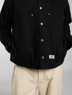 Chaqueta de trabajo Taylor de sarga cavalry - Negro - Hombre