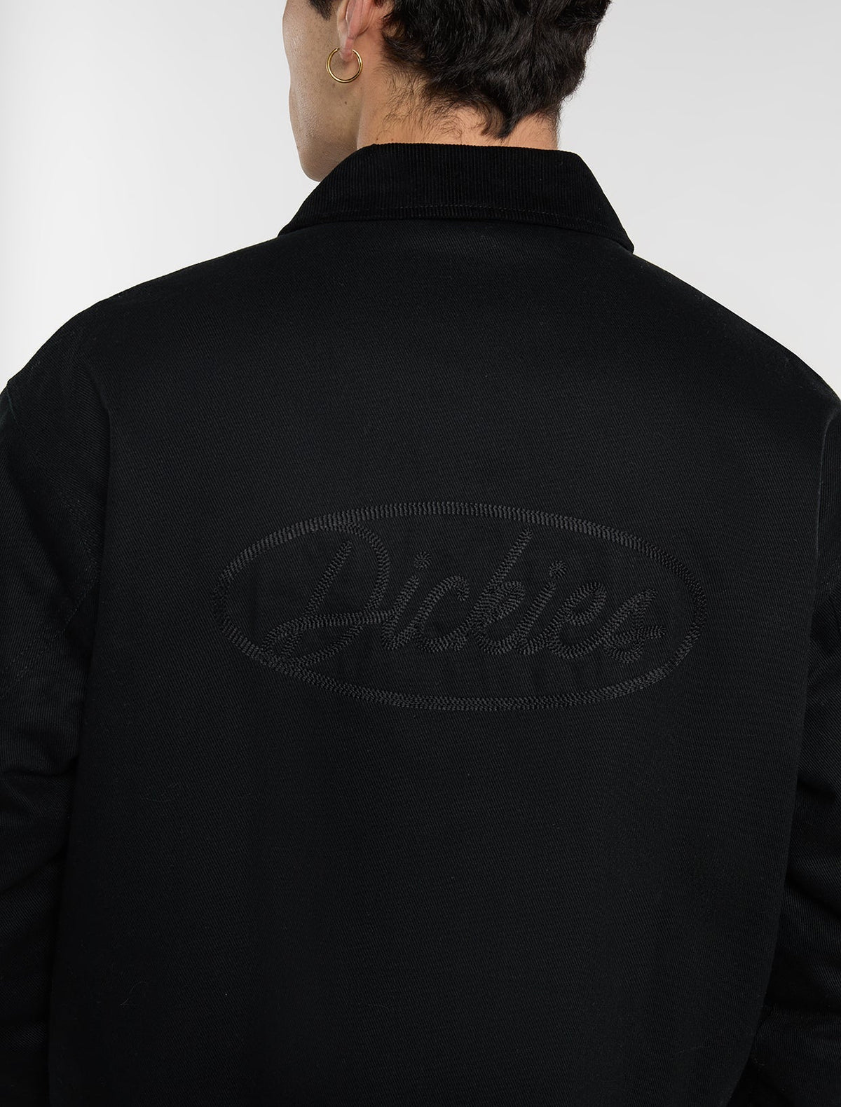Chaqueta de trabajo Taylor de sarga cavalry - Negro - Hombre