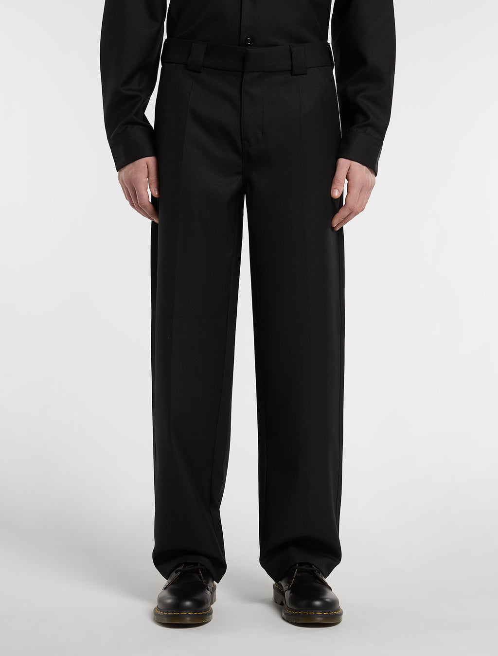 Tsaile Wool Work Trousers - Black - Men