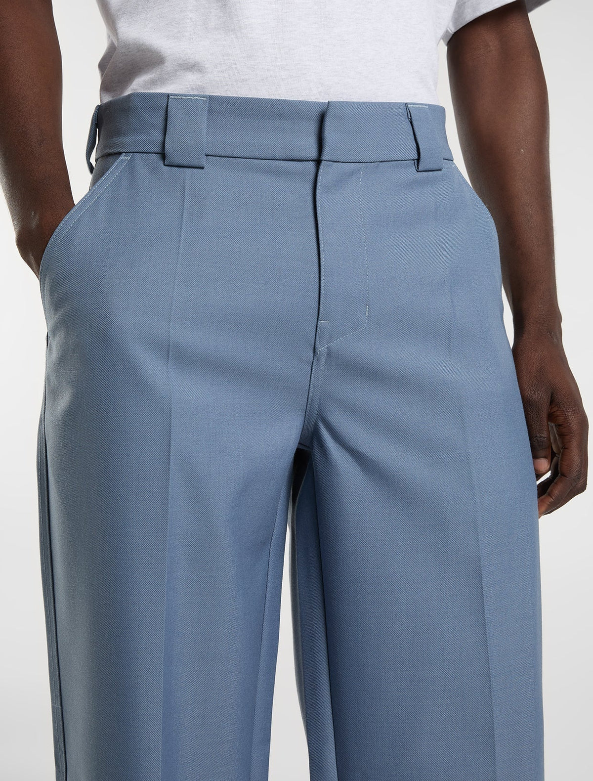 Pantalón de trabajo de lana Tsaile - Gris piedra - Hombre