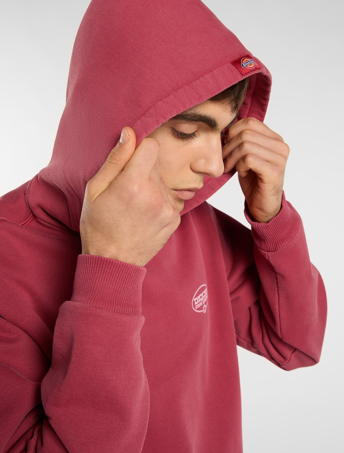 Felpa con cappuccio Avondale - Bordeaux intenso - Uomo