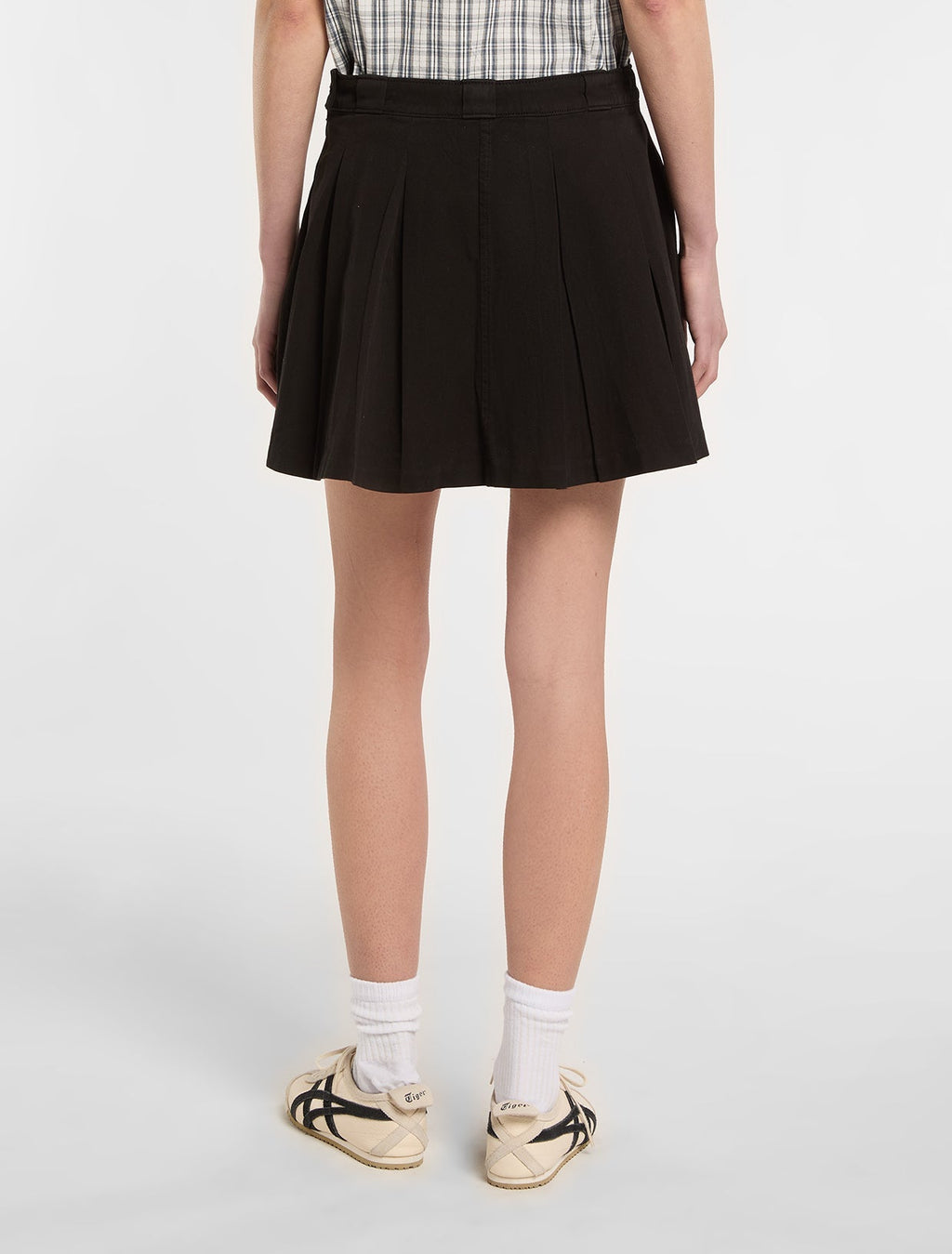 Falda de trabajo teñida en prenda 247 - Black