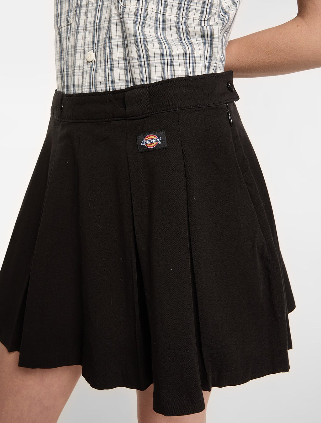 Falda de trabajo teñida en prenda 247 - Black