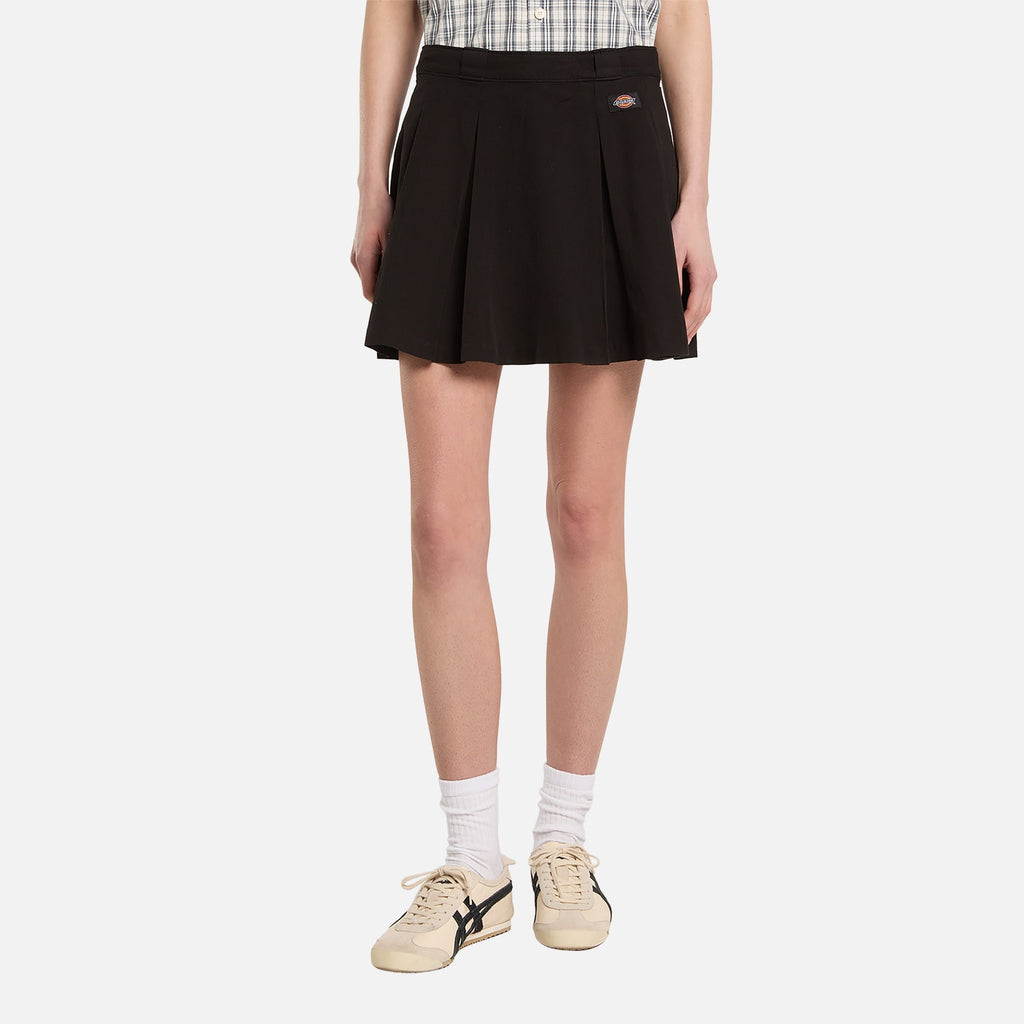 Falda de trabajo teñida en prenda 247 - Black