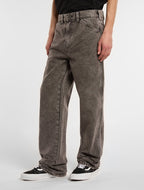 Pantalón de trabajo Houck de lona, corte holgado y pernera recta - Gris carbón - Hombre