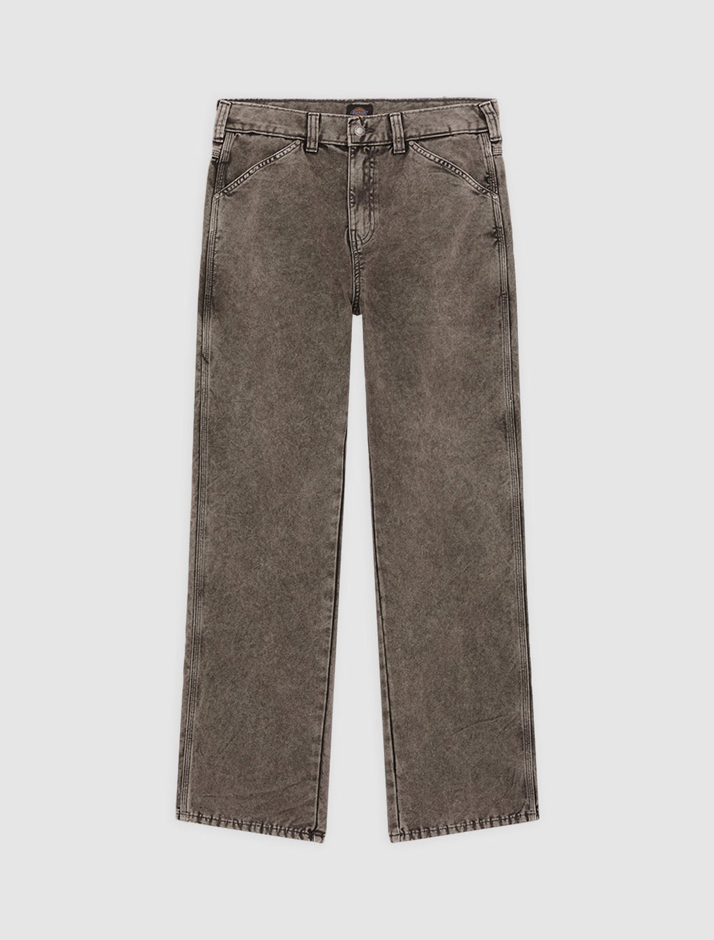 Pantalón de trabajo Houck de lona, corte holgado y pernera recta - Gris carbón - Hombre