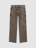 Pantalón de trabajo Houck de lona, corte holgado y pernera recta - Gris carbón - Hombre