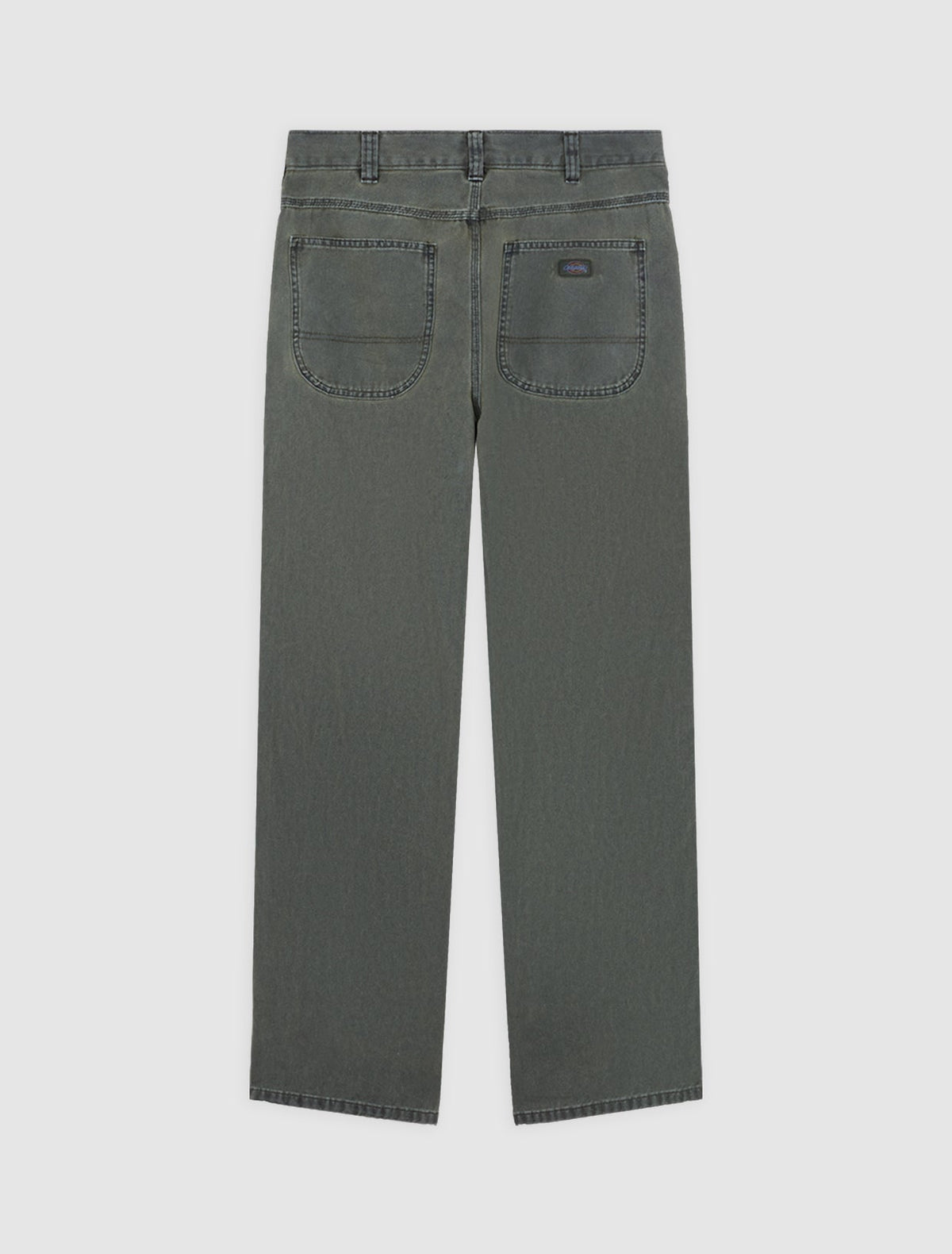 Pantalón de trabajo Houck holgado de pernera recta en lona - Verde oscuro - Hombre