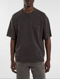 Camiseta con bolsillo Baker - Negro - Hombre