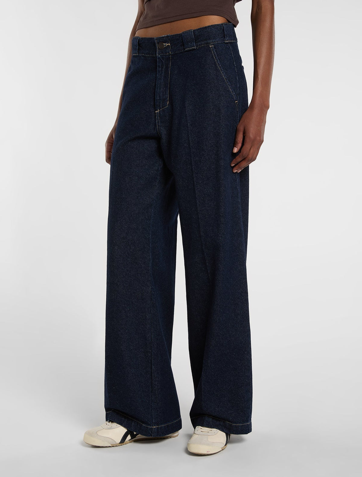 Goodsprings Wide Work Jeans - Rinsed - Women