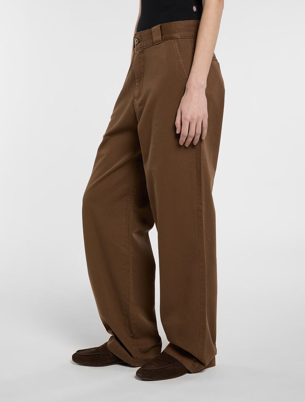 Pantalón de trabajo holgado teñido en prenda 247 - Timber Brown