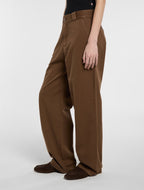 Pantalón de trabajo holgado teñido en prenda 247 - Timber Brown