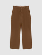 Pantalón de trabajo holgado teñido en prenda 247 - Timber Brown