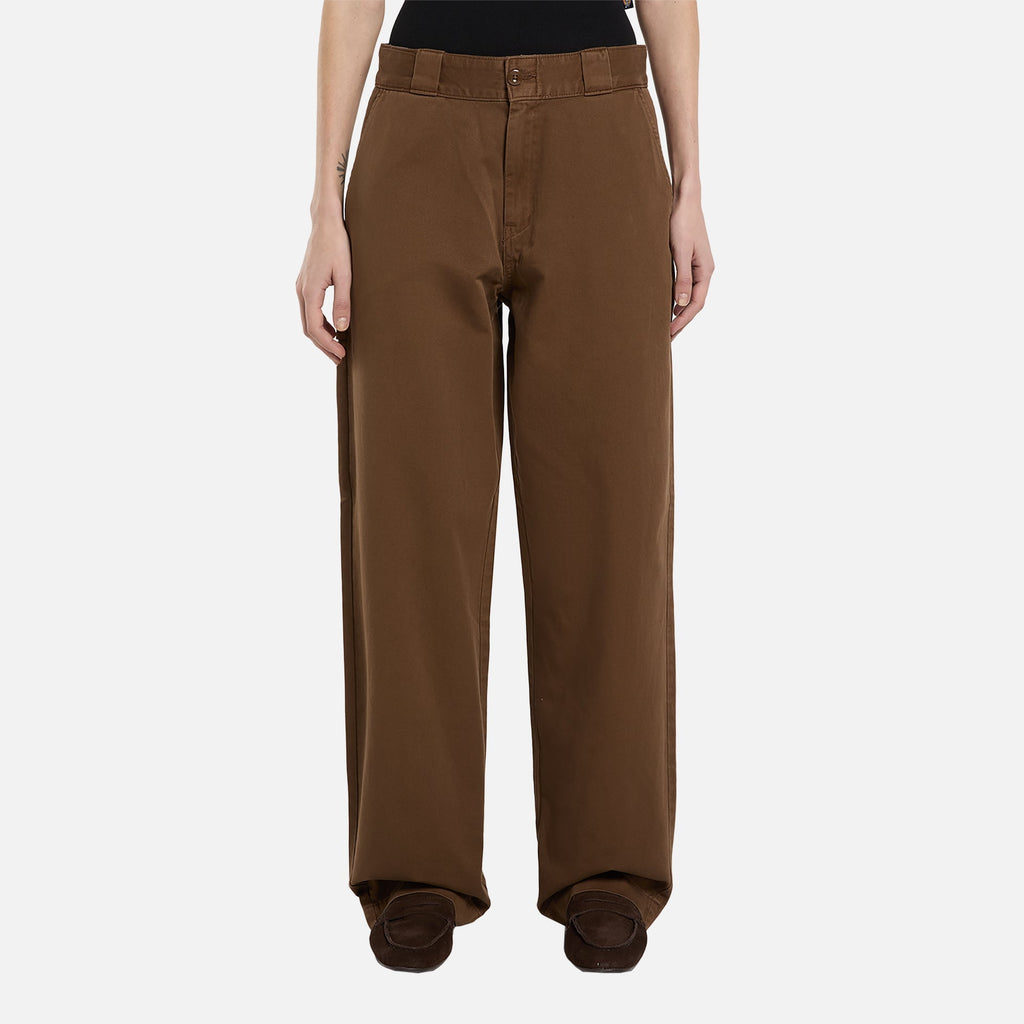 Pantalón de trabajo holgado teñido en prenda 247 - Timber Brown