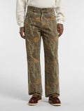 Pantalón de trabajo Houck holgado y recto de lona de camuflaje - Camuflaje - Hombre