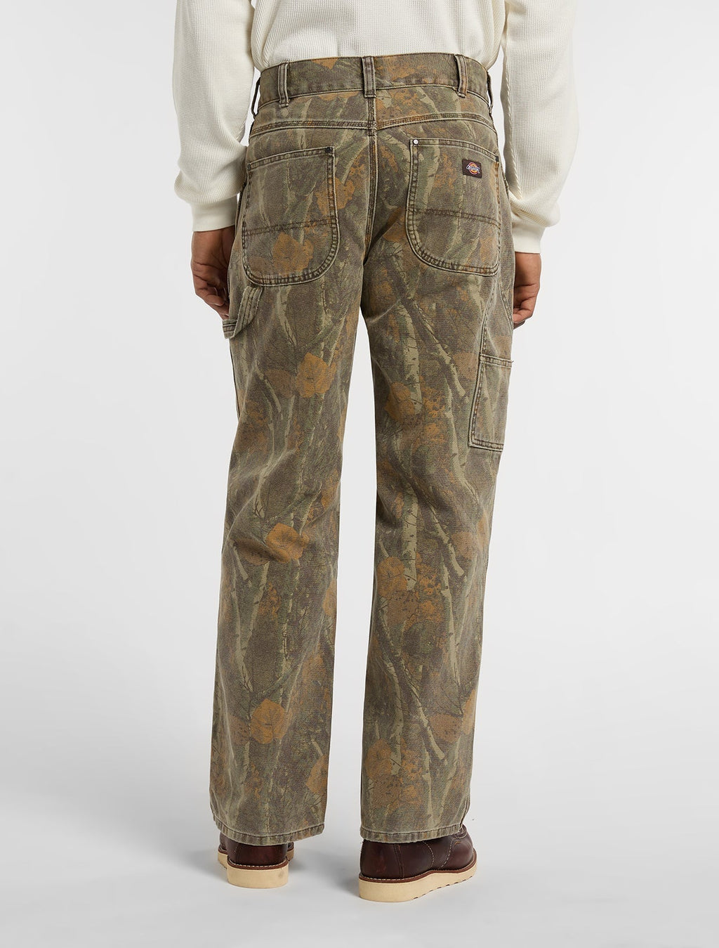 Pantalón de trabajo Houck holgado y recto de lona de camuflaje - Camuflaje - Hombre