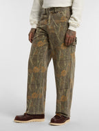 Pantalón de trabajo Houck holgado y recto de lona de camuflaje - Camuflaje - Hombre