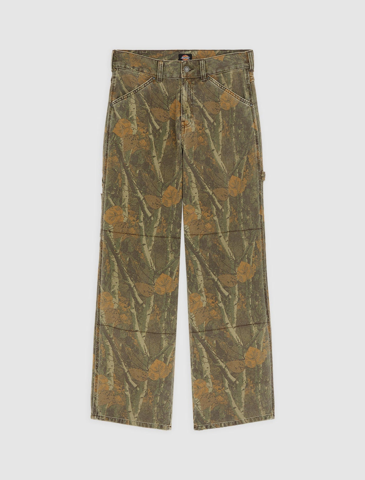 Pantalón de trabajo Houck holgado y recto de lona de camuflaje - Camuflaje - Hombre