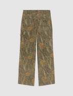 Pantalón de trabajo Houck holgado y recto de lona de camuflaje - Camuflaje - Hombre
