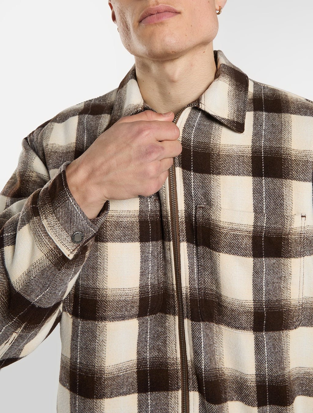 Men's Florence Oversized Overshirt - Timber Brown