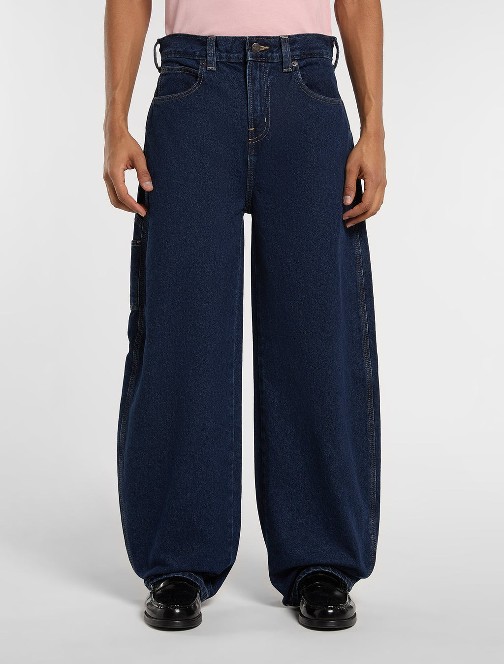 998 Baggy Barrel Carpenter Jeans - Dark Indigo