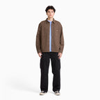 Camisa de trabajo teñida en prenda 247 - Timber Brown