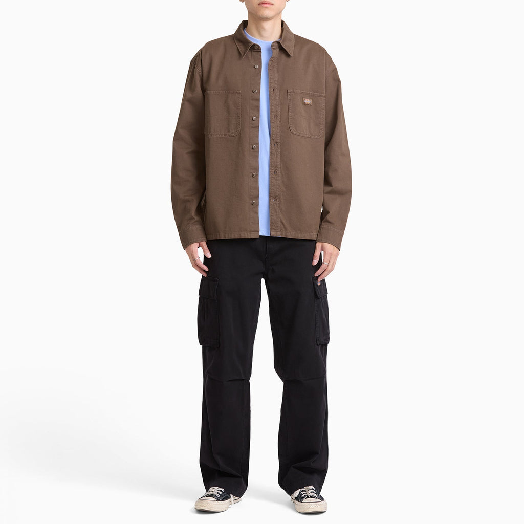 247 Loose Garment-Dyed Work Trousers - Timber Brown - Men