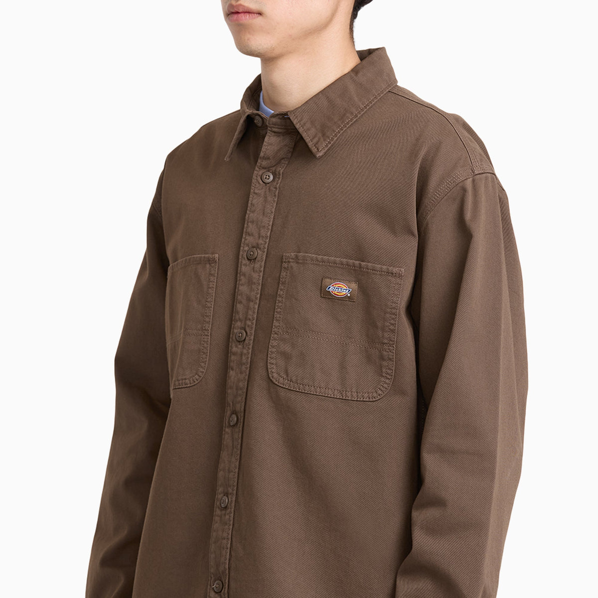 Camisa de trabajo teñida en prenda 247 - Timber Brown