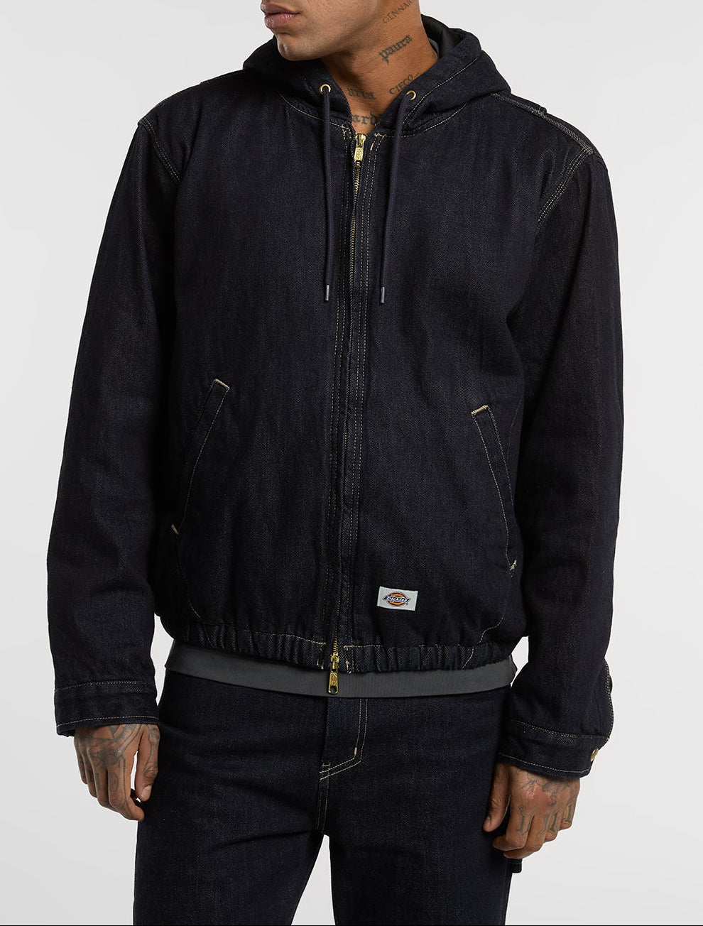 Miami Selvedge Denim Hooded Jacket - Rinsed - Men