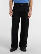 Pantaloni da carpentiere Mc Nary in twill cavalry - Nero - Uomo