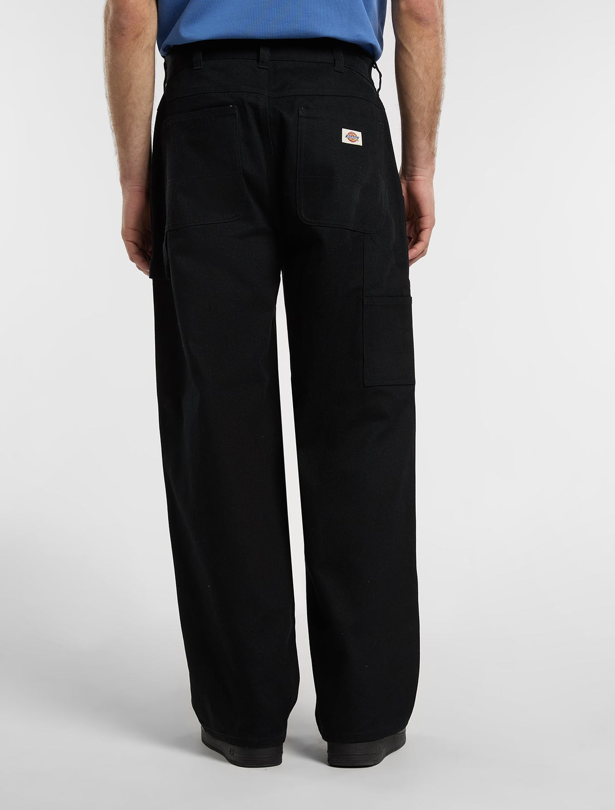 Pantaloni da carpentiere Mc Nary in twill cavalry - Nero - Uomo