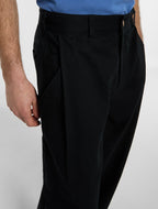 Pantaloni da carpentiere Mc Nary in twill cavalry - Nero - Uomo