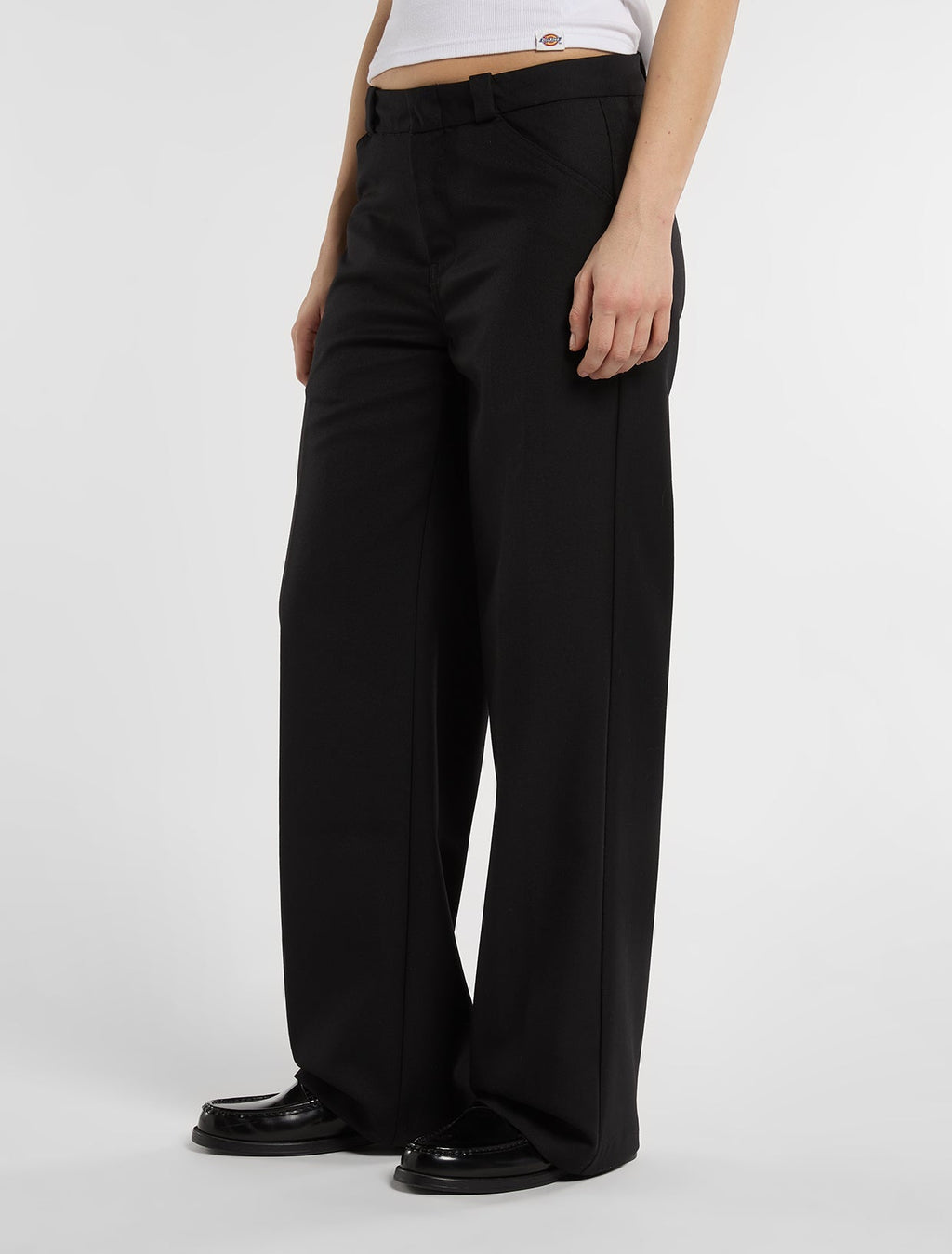 Pantalón de trabajo de lana Tsaile - Negro - Mujer