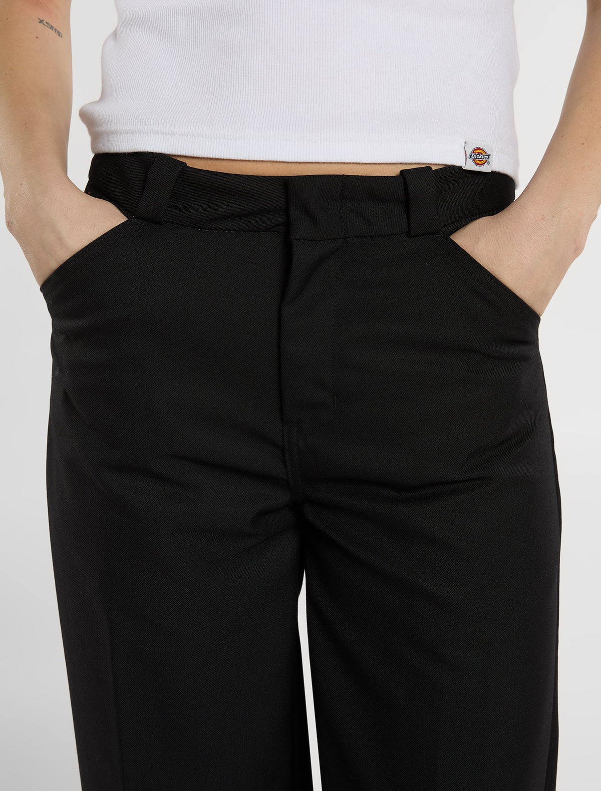 Pantalón de trabajo de lana Tsaile - Negro - Mujer