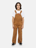 Salopette En Duck Canvas Pour Enfant - Rinsed Brown