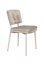 Franck - Chaise De Salle À Manger - Polyester - Beige