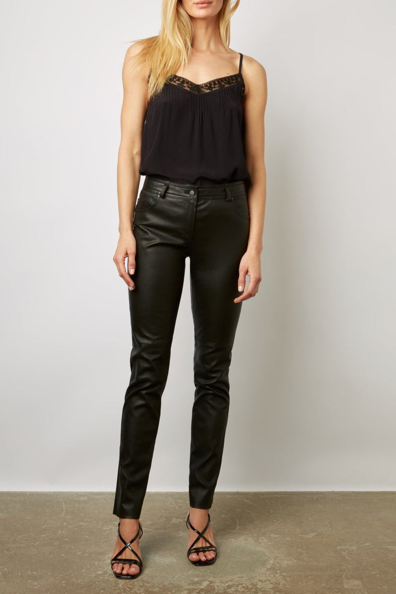 Pantalon Cuir Neyl - Noir