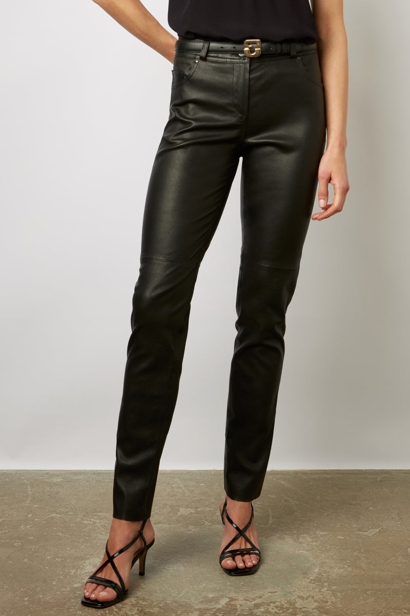 Pantalon Cuir Neyl - Noir