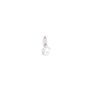 Charm Lettre H - White Gold & White Diamonds - Petit