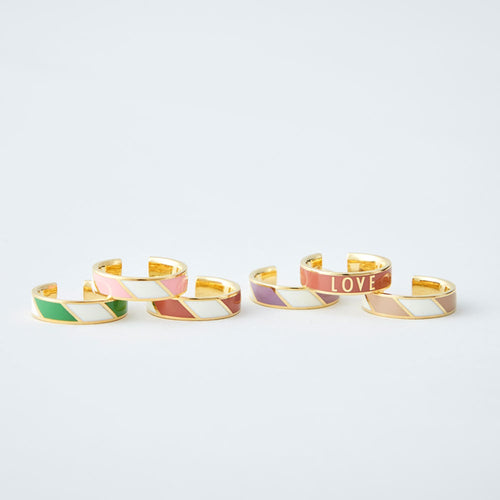 Bague - Striped Candy - 10 Coloris