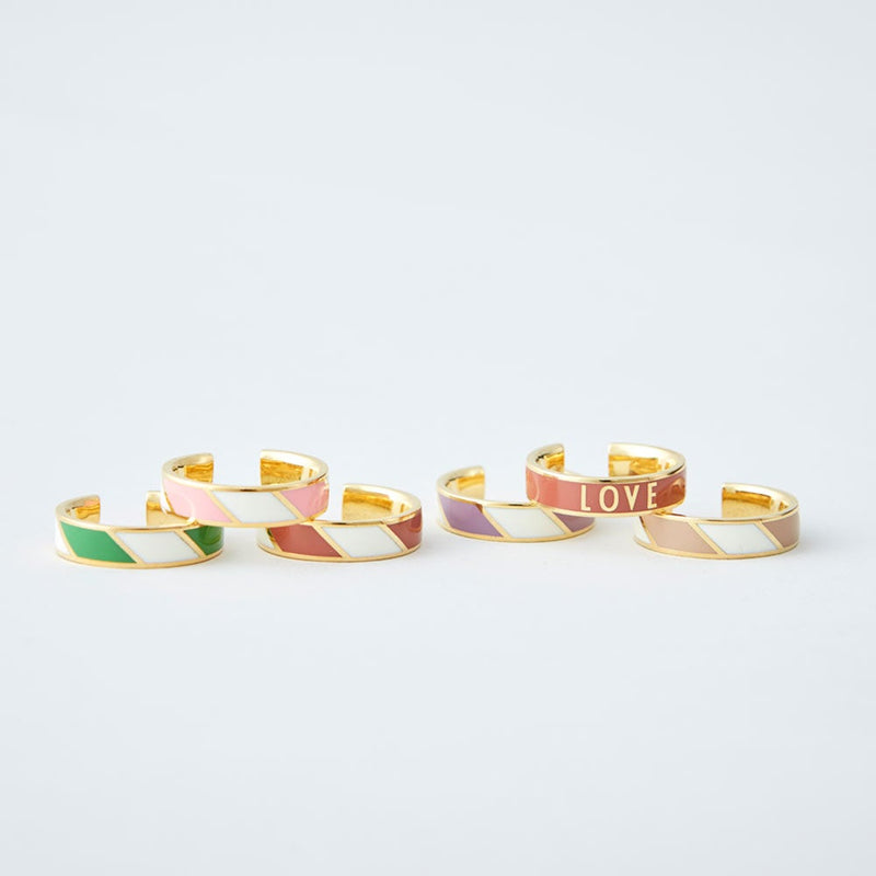 Bague - Striped Candy - 10 Coloris