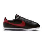 Men's Nike Cortez Classic Leather Trainers - Black, Red, White